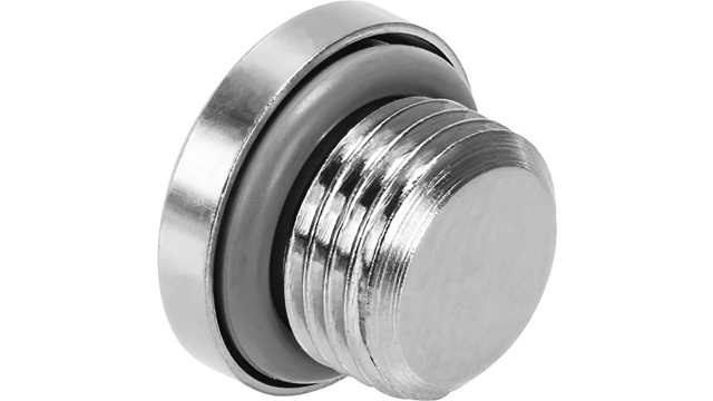 Festo G Nickel Plated Brass Blanking Plug | NPQH-BK-G38-P10