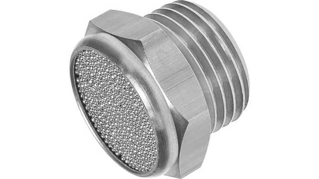 Festo AMTE Bronze, Brass Pneumatic Silencer 10 bar Threaded G | AMTE-M-H-G12