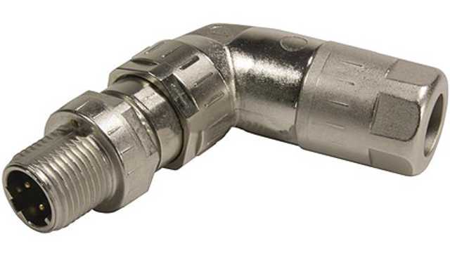 HARTING Circular Connector, 5 Contacts, Cable, M12 Connector, Plug, Male, IP65, IP67, M12 Series | 21038213505