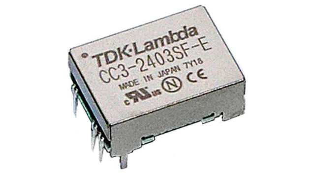 TDK-Lambda CC-E DC-DC Converter, 12V dc/ 250mA Output, 9 → 18 V dc Input, 3W, Surface Mount, +85°C Max Temp | CC3-1212SR-E