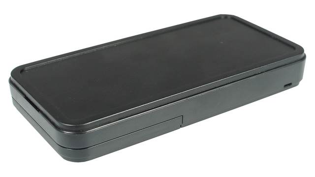 Takachi Electric Industrial CS Series Black ABS Handheld Enclosure Integral Battery Compartment, IP40, IP67, 35 mm x 12 | CS75-B