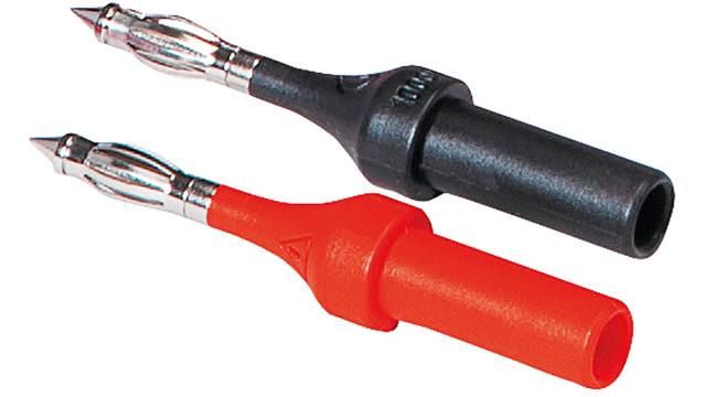Chauvin Arnoux P01102154Z 4 mm Dia Test Probe Set Test Probe, For Use With CA 757 Digital Testers, CA 755 Digital | P01102154Z