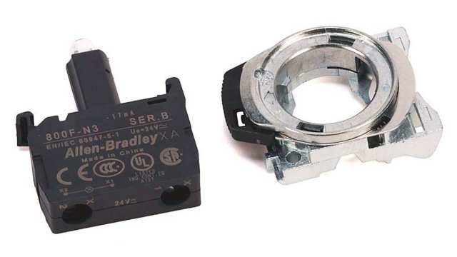 Allen Bradley 800F Series Light Block, 120V ac, Red Light | 800F-MN5R