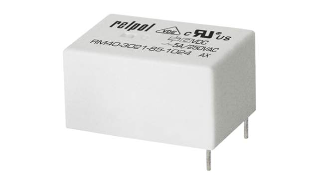 Relpol PCB Mount Power Relay, 24V dc Coil, 5A Switching Current, SPDT | RM40-2011-85-1024