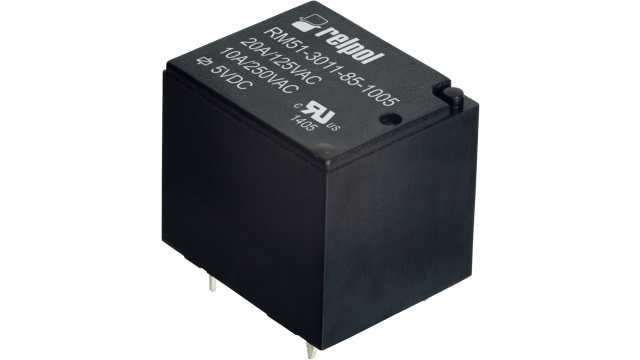 Relpol PCB Mount Power Relay, 24V dc Coil, 10A Switching Current | RM51-3011-85-1024