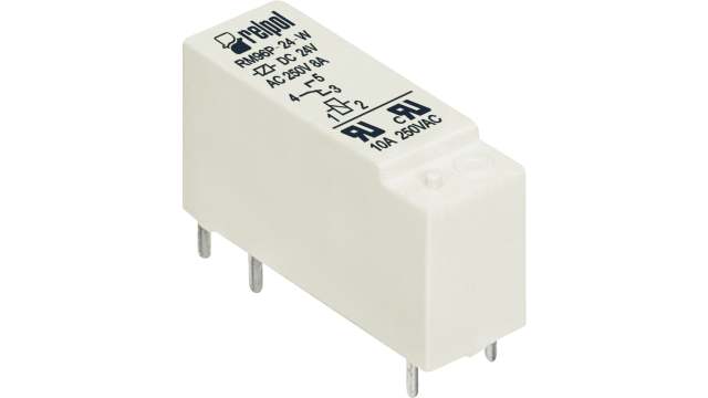 Relpol PCB Mount Power Relay, 12V dc Coil, 8A Switching Current | RM96-1011-35-1012