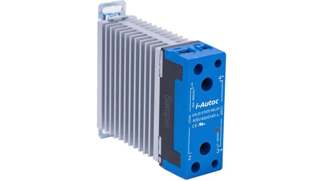 i-Autoc KSV Series Solid State Relay, DIN Rail or Panel Mount, 24V dc Coil | KSV240D30-LM