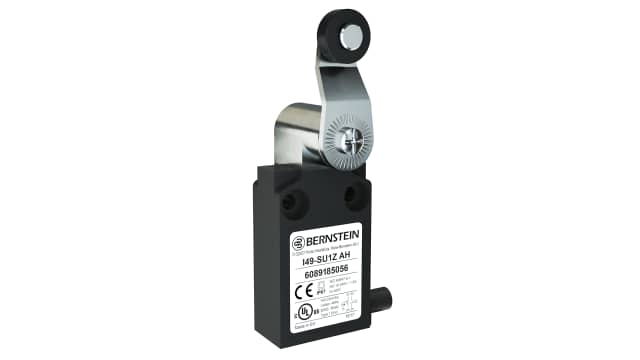 Bernstein AG I49 Series Plunger Roller Lever Limit Switch, NO/NC, IP67, SPST, Plastic Housing | 6089185056