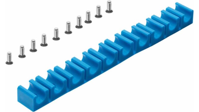 Festo 9 Tubes Tube Clip, For Tube Diam. 6 mm OD, 80 °C, -30 °C | KK-4