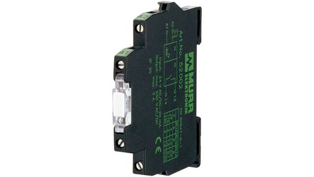 Murrelektronik Limited Interface Relay, DIN Rail Mount, 24V dc Coil, SPDT, 1-Pole, 6A Load | 52002