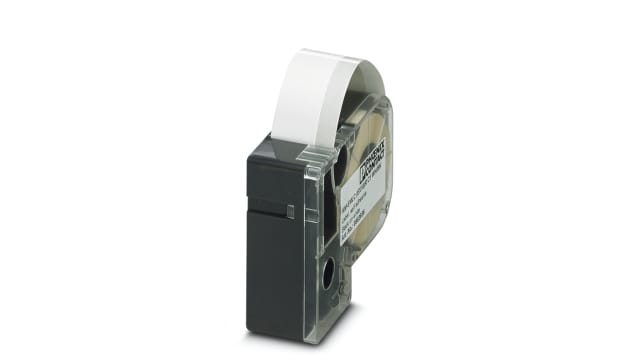 Phoenix Contact MM-EMLC Black on White Label Printer Tape, 6 m Length, 18 mm Width, 6m Label Length, 18mm Label Width | 0803936