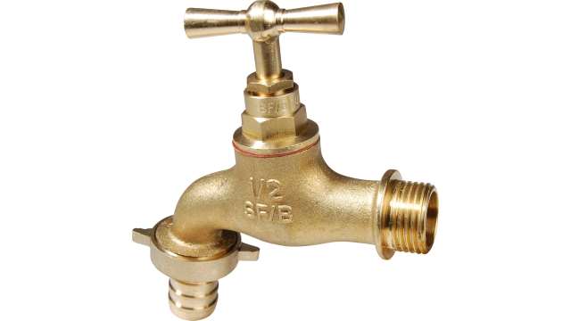 Sferaco Brass Brass Butterfly Handle Plain Brass Garden Tap BSP | 1345045