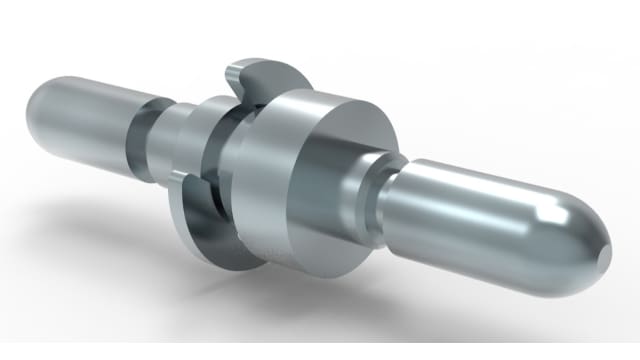 TE Connectivity, Rail D-Sub Backshells Series Qlock Post For Use With Rail D-Sub Backshells, E Latch Pin with Guide 6 | 1-2308298-2