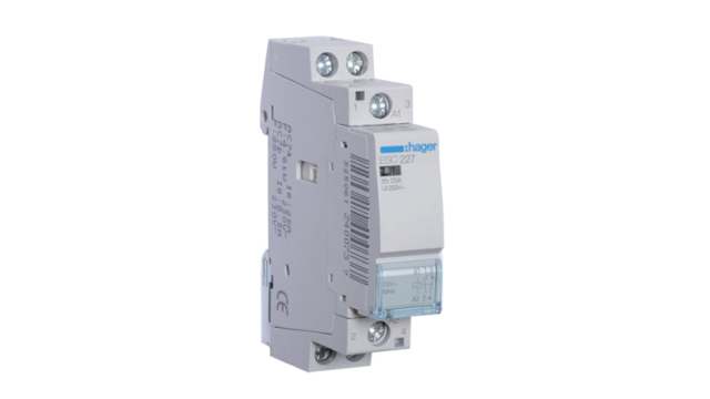 Hager ESC Contactor, 230 V ac Coil, 2-Pole, 25 A, 2.9 VA 230 V, 1 NO/1 NC, 230V | ESC227