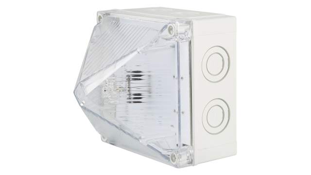 Moflash X700 Synchronous Series Clear Flashing Beacon, 230 V ac, Surface Mount, Wall Mount, Xenon Bulb, IP66, IP67 | X700-22-05