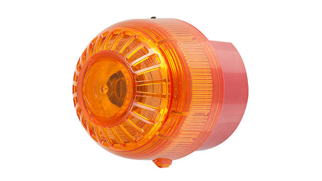 Moflash IS-SB Series Amber Sounder Beacon, 24 V dc, IP66, Wall Mount, 105dB at 1 Metre | IS-SB-02-01
