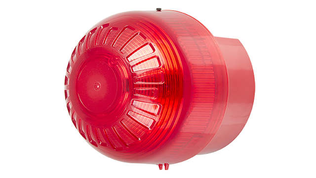 Moflash IS-SB Series Red Sounder Beacon, 24 V dc, IP66, Wall Mount, 105dB at 1 Metre | IS-SB-02-02