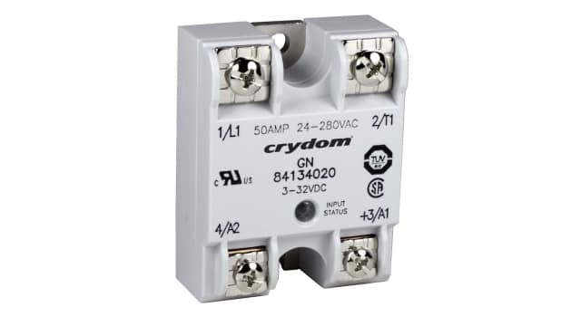 Sensata Crydom GN Series Solid State Relay, 125 A rms Load, Panel Mount, 660 V ac Load, 32 V dc Control | 84134180