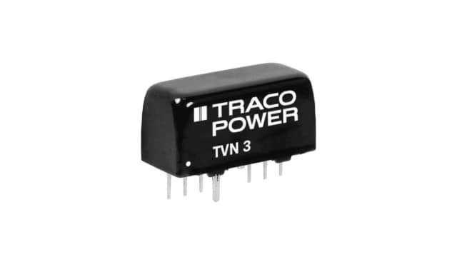 TRACOPOWER TVN 3 DC-DC Converter, ±12V dc/ ±125mA Output, 18 → 36 V dc Input, 3W, Through Hole, +75°C Max Temp | TVN 3-2422