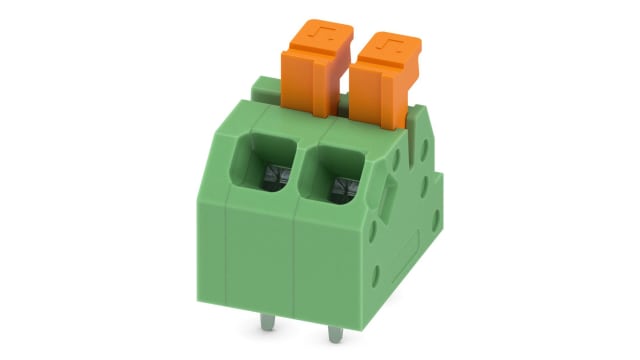 Phoenix Contact SPTAF 1/ 2-3.5-LL Series PCB Terminal Block, 2-Contact, 3.5 mm Pitch, 2 Row | 1864286