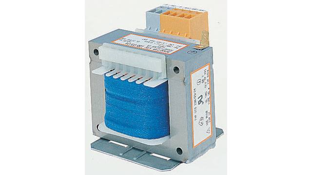 Block 130VA DIN Rail Transformer, 380V ac, 400V ac, 420V ac Primary, 230V ac Secondary | STS130/4/23