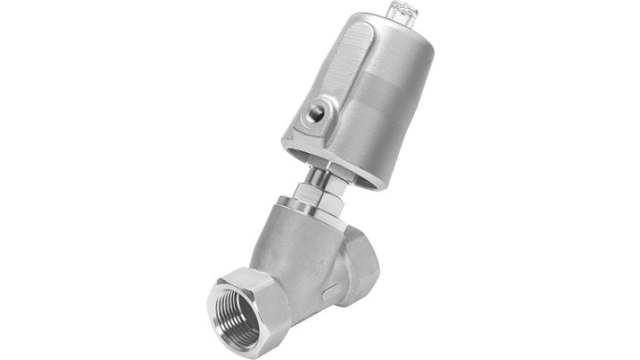 Festo Angle Seat type Pneumatic Actuated Valve, 40 bar 1.25 in | VZXF-L-M22C-M-B-G114-290-M1-H3B1T-50-7