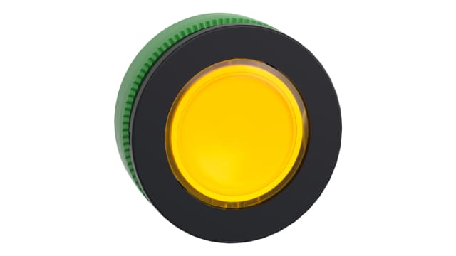 Schneider Electric Yellow Pilot Light Head, 30 mm Cutout Harmony XB5 Series | ZB5FV083