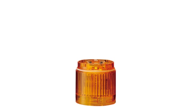 Patlite LR5 Series Amber Light Module, 24 V dc, LED Bulb, IP65, NEMA TYPE 4X, 13 | LR5-E-Y
