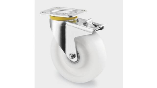 Tente Braked Swivel Castor Wheel, 800kg Capacity, 160mm Wheel | 4687TOP160P63