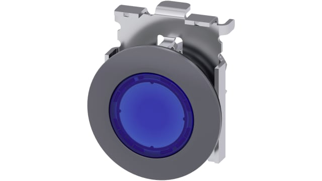 Siemens 3SU1 Series Blue Momentary Push Button Switch, 30 mm Cutout, IP69K, IP66, IP67 | 3SU1061-0JB50-0AA0