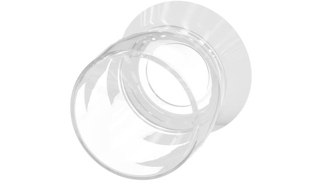 Siemens Clear Push Button Cap for Use with 40 mm Emergency Stop Mushroom Pushbuttons | 3SU1900-0DF70-0AA0