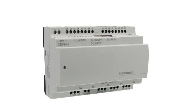 Crouzet Millenium Evo Series PLC CPU for Use with PLC, Relay Output, 16 (Digital)-Input, Digital Input | 88975011