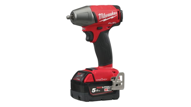 Milwaukee M18ONEIWF38-502X - Cordless Impact Driver x 5 Ah Batteries | M18ONEIWF38-502X