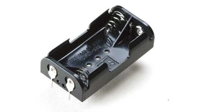 Takachi Electric Industrial AA Battery Holder Button and Leaf Spring | SN3-2PC