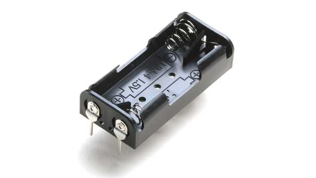 Takachi Electric Industrial AAA Battery Holder Button and Leaf Spring | SN4-2PC