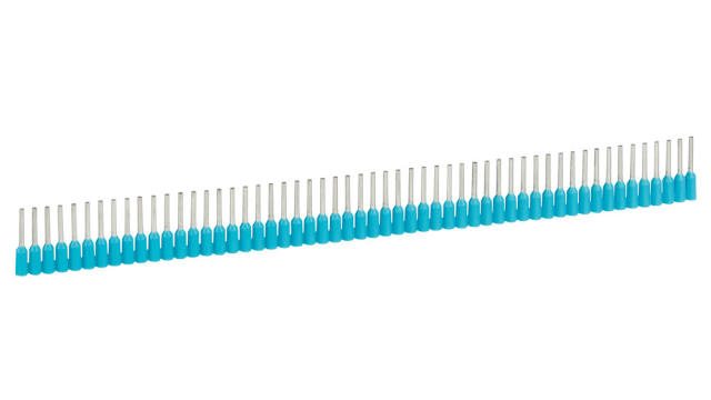 Legrand, Starfix Insulated Crimp Bootlace Ferrule, 8 mm Pin Length, 1.1 mm Pin Diameter, Turquoise | 0 376 50