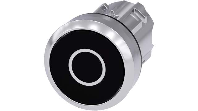 Siemens SIRIUS ACT Series Black Momentary Push Button Switch, 22 mm Cutout, IP67, IP69K, IP66 | 3SU1050-0AB10-0AD0