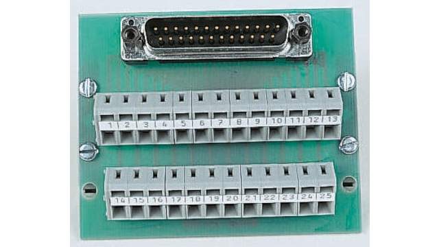 WAGO 709 Series 25-Contact Female Interface Module, D-Sub Connector, DIN Rail, 1A | 289-457