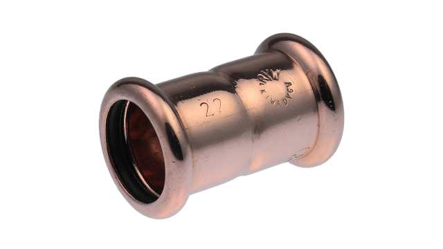 Pegler Yorkshire Copper Pipe Fitting, Press Fit, Press-Fit Coupler | 38020