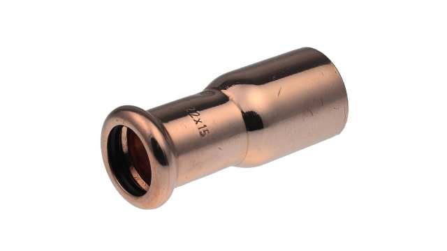 Pegler Yorkshire Copper Pipe Fitting Male, Press Fit Reducer | 38200