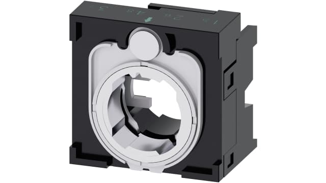 Siemens Holder for use with 3SU1, 3SU1500-0BA10-0AA0 | 3SU1500-0BA10-0AA0