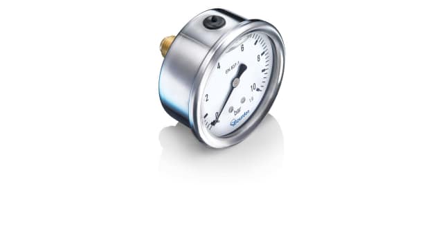 Bourdon Analogue Pressure Gauge 100bar Back Entry 63mm Outside Diameter | MIT3-F22.B31