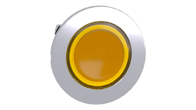 Schneider Electric, Harmony Yellow Pilot Light Head, Round | ZB4FW383
