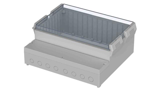 Bopla RegloCard-Plus Series ABS, Polycarbonate Wall Box, IP54 Transparent Door, 257 mm x 217 mm x 132.5 mm | 41250109 RCP 2500