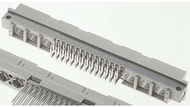 ERNI DIN 41612 64 Way, Type Through Hole, Type M, Type Solder Class Class C2 Male, Right Angle DIN 41612 Connector | 374171 / 374171-E