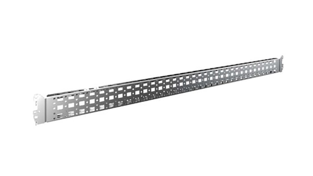 Rittal Sheet Steel Cable Management Panel Punched Section for Use with VX25 Baying Enclosure System, Variable, | 8617150