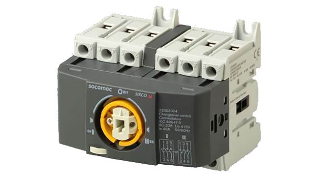 Socomec Switch Disconnector & Isolator, 3-Pole, 25 A | 22303002