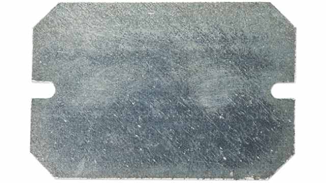 Fibox Steel Enclosure Accessory Mounting Plate, 1.5 mm W, 125 mm L for Use with H Series, M Series | H-MP MOUNTING PLATE