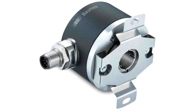 Baumer EAM580 Series Magnetic Absolute Encoder, Solid Type, 10mm Shaft | EAM580-SC0.5B4G.14130.A