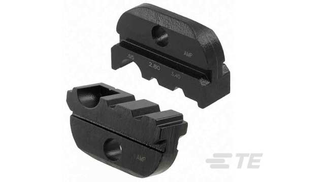 TE Connectivity Crimp Tool Die, Coaxial Type Crimp Die Black | 9-1478248-0